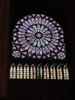 Notre Dame's stained glass