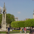 Notre Dame's courtyard