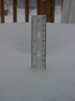 8 Inches and Snowing